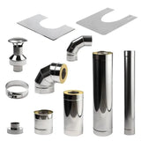 HUUM Thru-Wall Chimney Kit - Topture