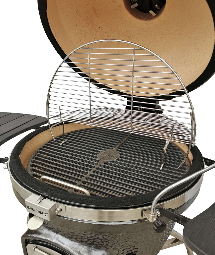 Icon Grills Icon XD702 Maxis Kamado Grill - Gunmetal Gray CGXD702GMAXIS Charcoal Grill Topture
