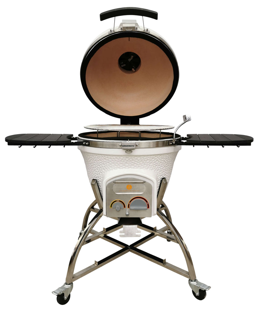 Icon Grills Icon XD702 Maxis Kamado Grill - White CGXD702WMAXIS Charcoal Grill Topture