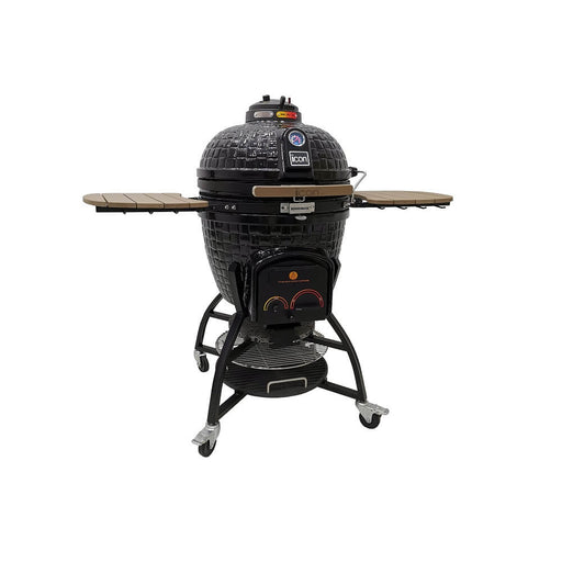 Icon Grills Icon XR402 Deluxe Kamado Grill - Black CGXR402BDELUXE Charcoal Grill Topture