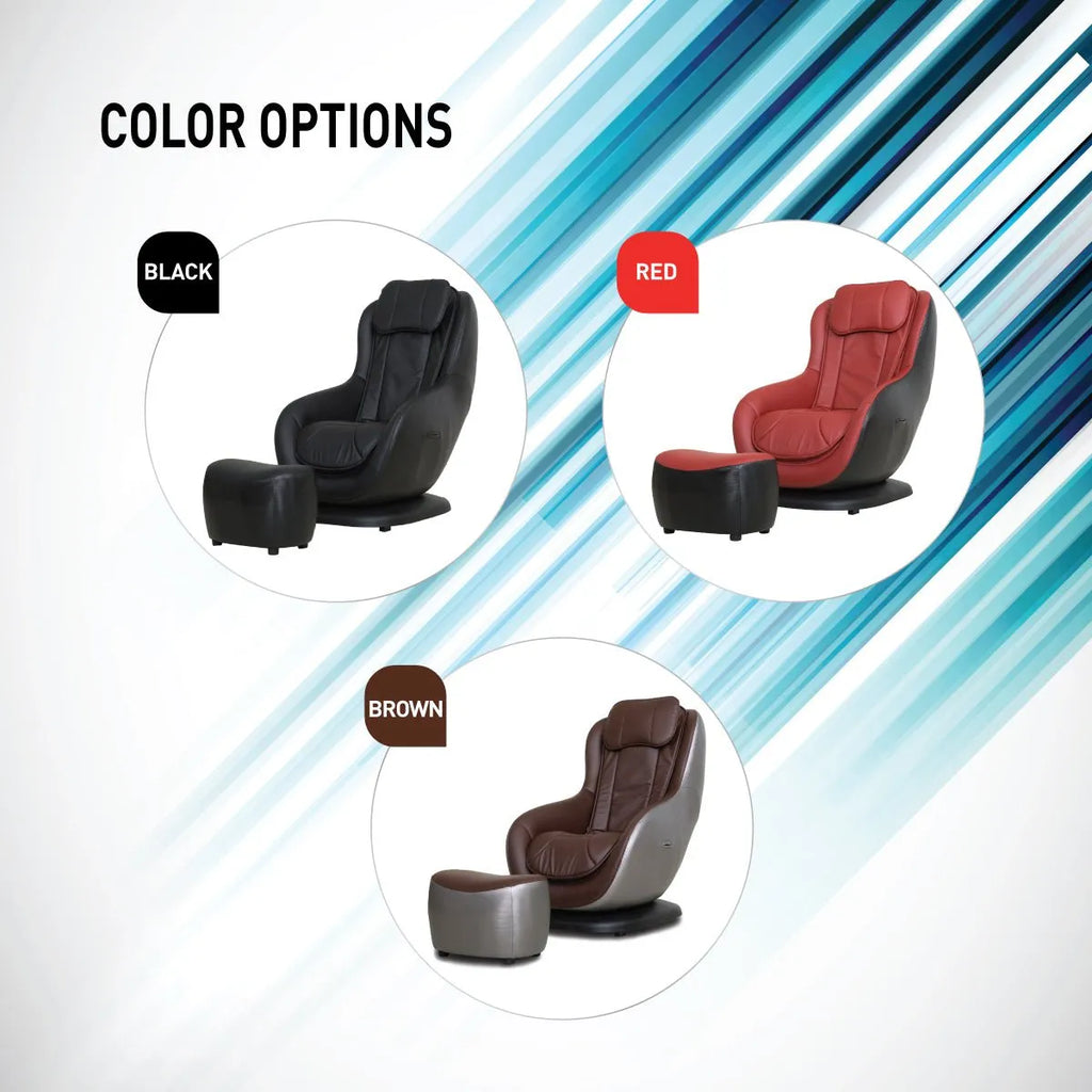 Kahuna Chair Kahuna Hani 3200 Compact Foot & Leg Massage Chair KCMCHANI3200BLACK Massage Chairs Topture