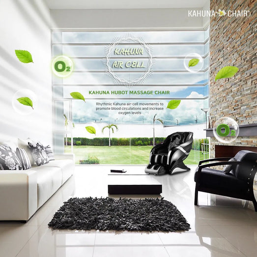 Kahuna Chair Kahuna HM-078 Hubot Massage Chair KMCHM078HUBOTBLACK Massage Chairs Topture