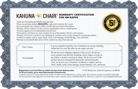 Kahuna Chair Kahuna HM-Kappa Massage Chair KMCHMKAPPABROWN Massage Chairs Topture