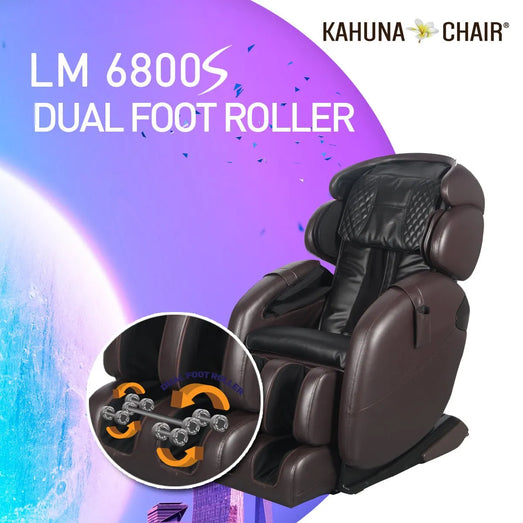 Kahuna Chair Kahuna LM-6800S Massage Chair KMCLM6800SBLACK Massage Chairs Topture