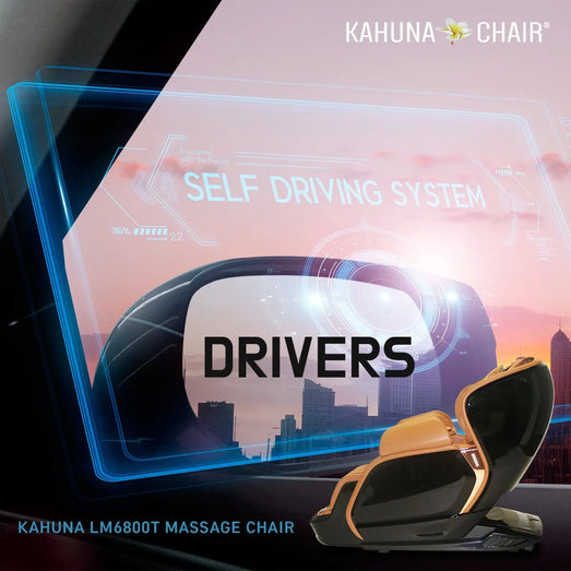 Kahuna Chair Kahuna LM-6800T Massage Chair KCMLM6800TWHITEBLACK Massage Chairs Topture