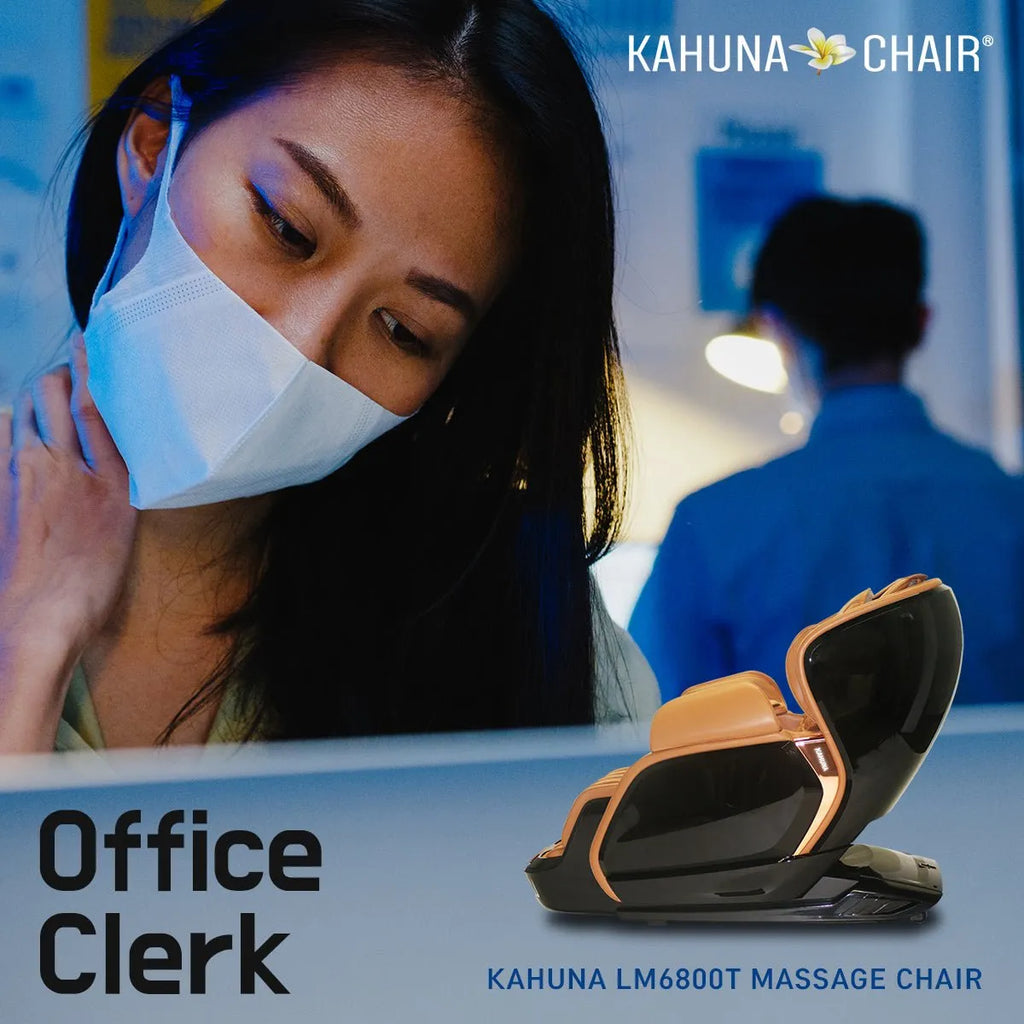 Kahuna Chair Kahuna LM-6800T Massage Chair KCMLM6800TWHITEBLACK Massage Chairs Topture