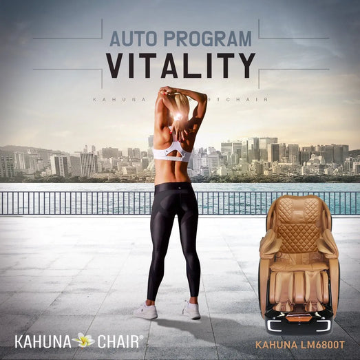 Kahuna Chair Kahuna LM-6800T Massage Chair KCMLM6800TWHITEBLACK Massage Chairs Topture