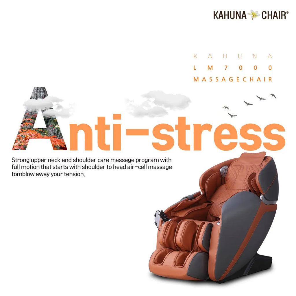 Kahuna Chair Kahuna LM-7000 Massage Chair KMCLM7000ORANGE Massage Chairs Topture