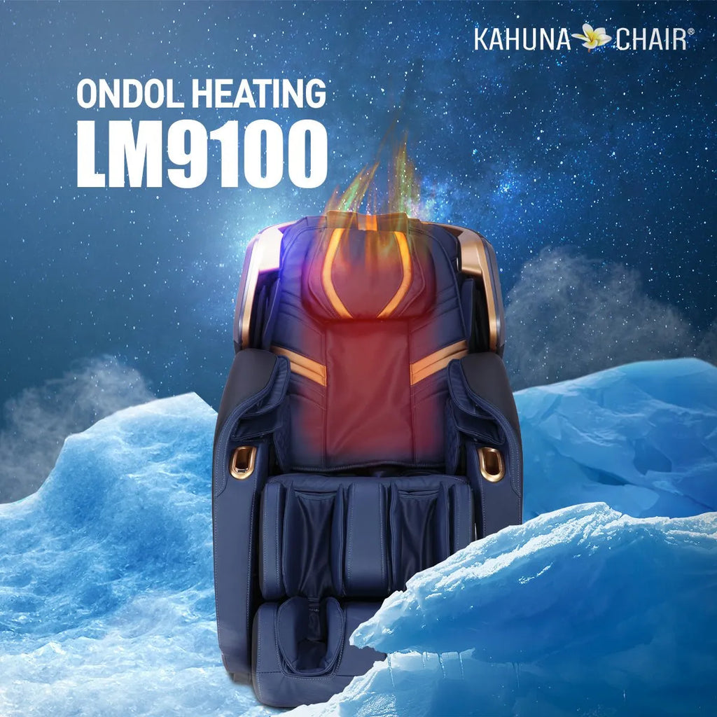 Kahuna Chair Kahuna LM-9100 Massage Chair KMCLM9100BLUEBLACK Massage Chairs Topture