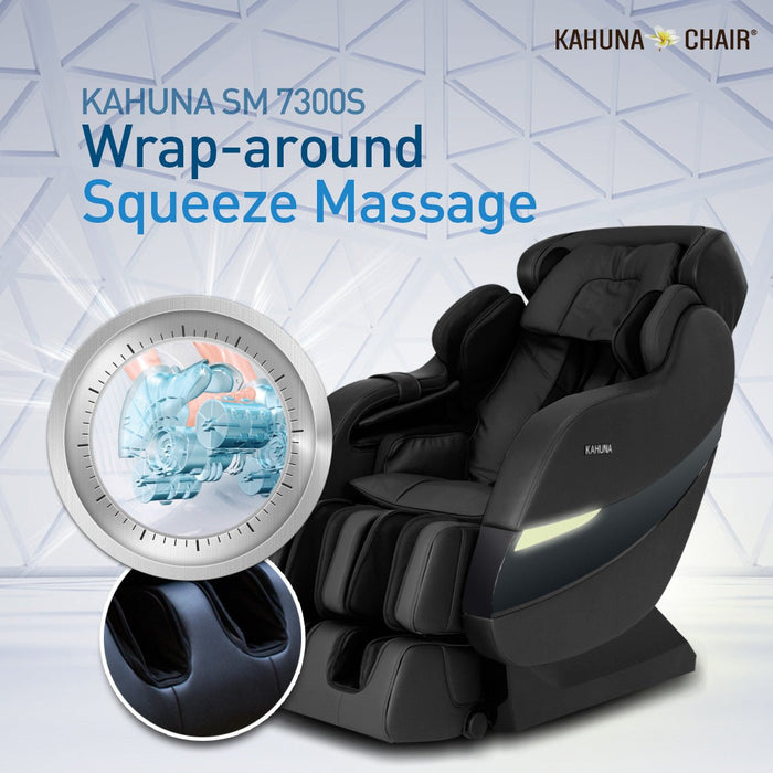 Kahuna Chair Kahuna SM-7300S Massage Chair KMCSM73000SDARKBROWN Massage Chairs Topture