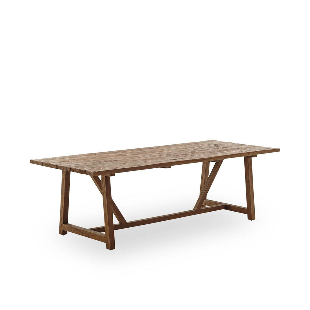 Sika Design Lucas Teak Dining Table 95 x 39 in 9444D Dining Tables Topture