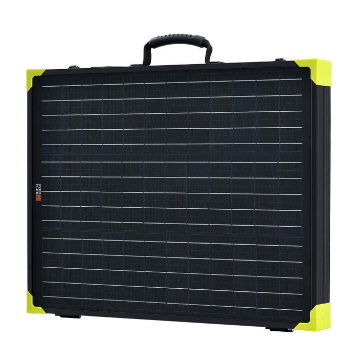 MEGA 100 Watt Portable Solar Panel Briefcase | Best 12V Panel for Solar Generators and Portable Power Stations | 25-Year Output Warranty - Topture