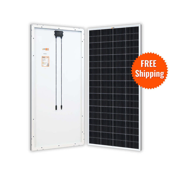 MEGA 200 Watt Monocrystalline Solar Panel | Best 24V Panel for RVs and Off-Grid | 25-Year Output Warranty | UL Certified - Topture