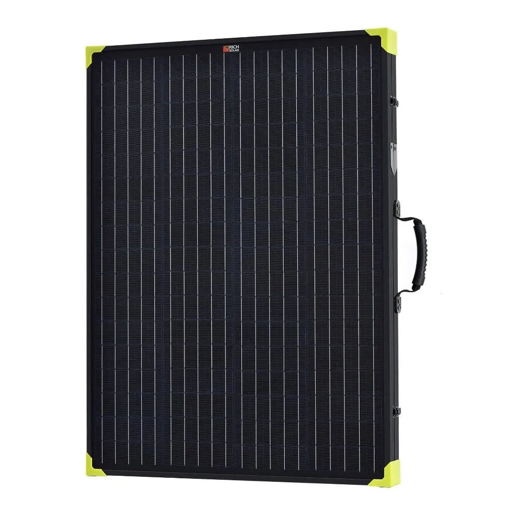 MEGA 200 Watt Portable Solar Panel Briefcase | Best 12V Panel for Solar Generators and Portable Power Stations | 25-Year Output Warranty - Topture