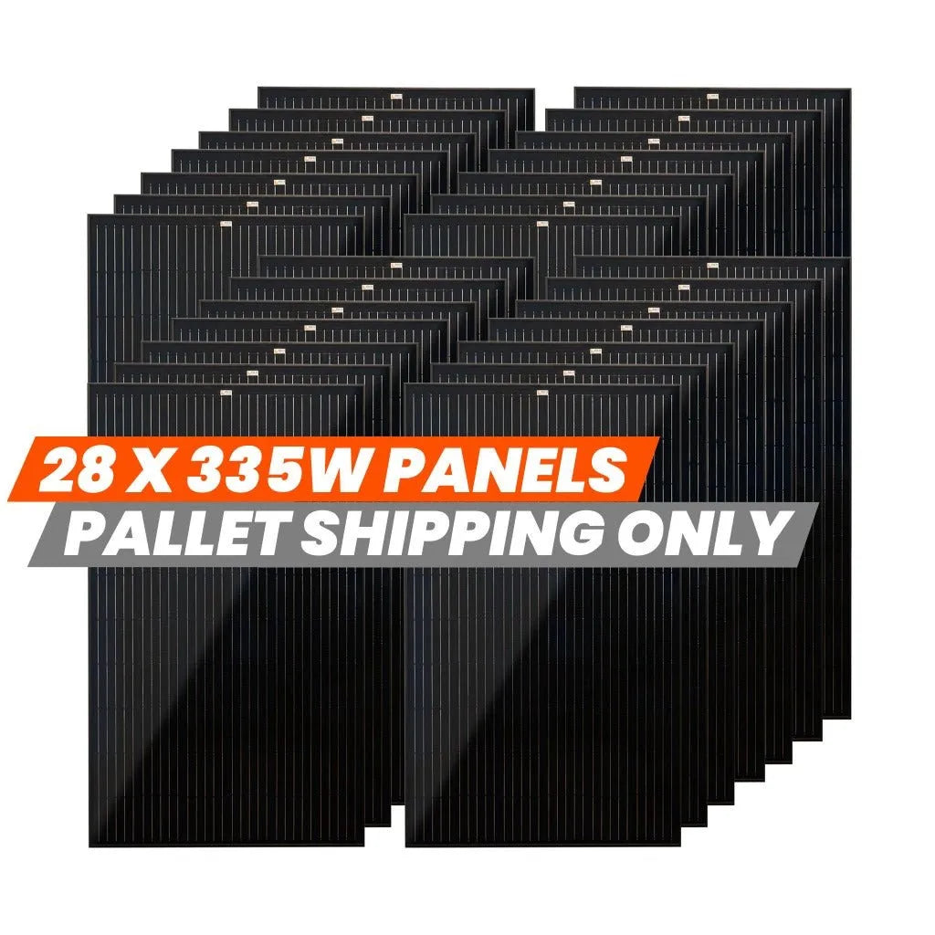 MEGA 335 Watt Monocrystalline Solar Panel | High Efficiency | Best Panel for On-Grid and Off-Grid - Topture