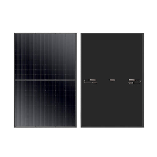MEGA 410 Watt Monocrystalline Solar Panel | High Efficiency | Black Mono-facial Module | Grid-Tie | Off-Grid | Tier 1 - Topture
