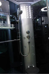 Mesa Mesa 802L Steam Shower Blue Glass 802L Right Steam Shower Topture