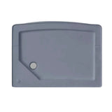 Mesa Mesa 802L Steam Shower Blue Glass 802L Right Steam Shower Topture