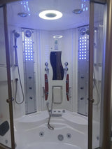 Mesa Mesa WS-608A/WS-608P Steam Shower Jetted Tub Combination WS-608A Steam Shower Topture