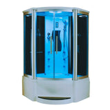 Mesa Mesa WS-609A/ WS-609P Steam Shower Tub Combo | Blue or Clear 609A Steam Shower Topture