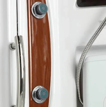 Mesa Mesa WS-609A/ WS-609P Steam Shower Tub Combo | Blue or Clear 609A Steam Shower Topture