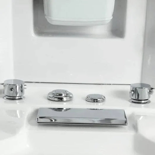 Mesa Mesa WS-609A/ WS-609P Steam Shower Tub Combo | Blue or Clear 609A Steam Shower Topture