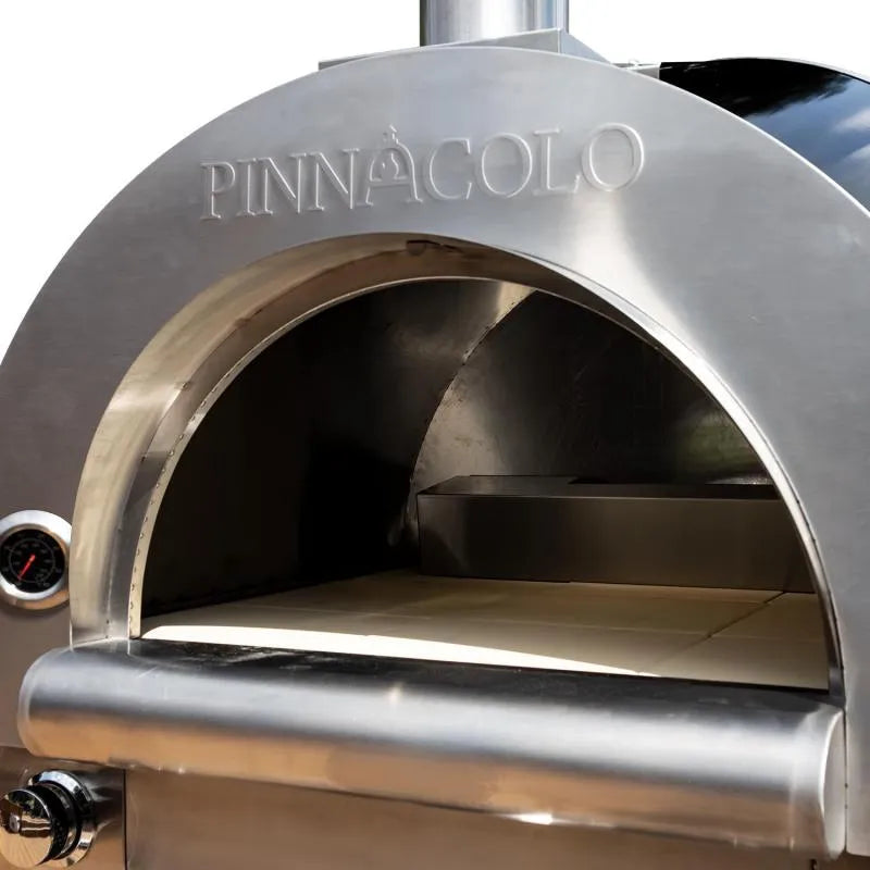 Pinnacolo Ibrido (Hybrid) Gas Wood Pizza Oven with Accessories - Topture
