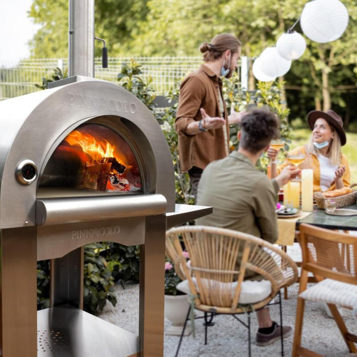 Pinnacolo Premio Wood Fired Outdoor Pizza Oven with Accessories - Topture
