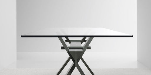 YumanMod Portland - Oak and Clear Glass Top BR01.05.05 Dining Tables Topture