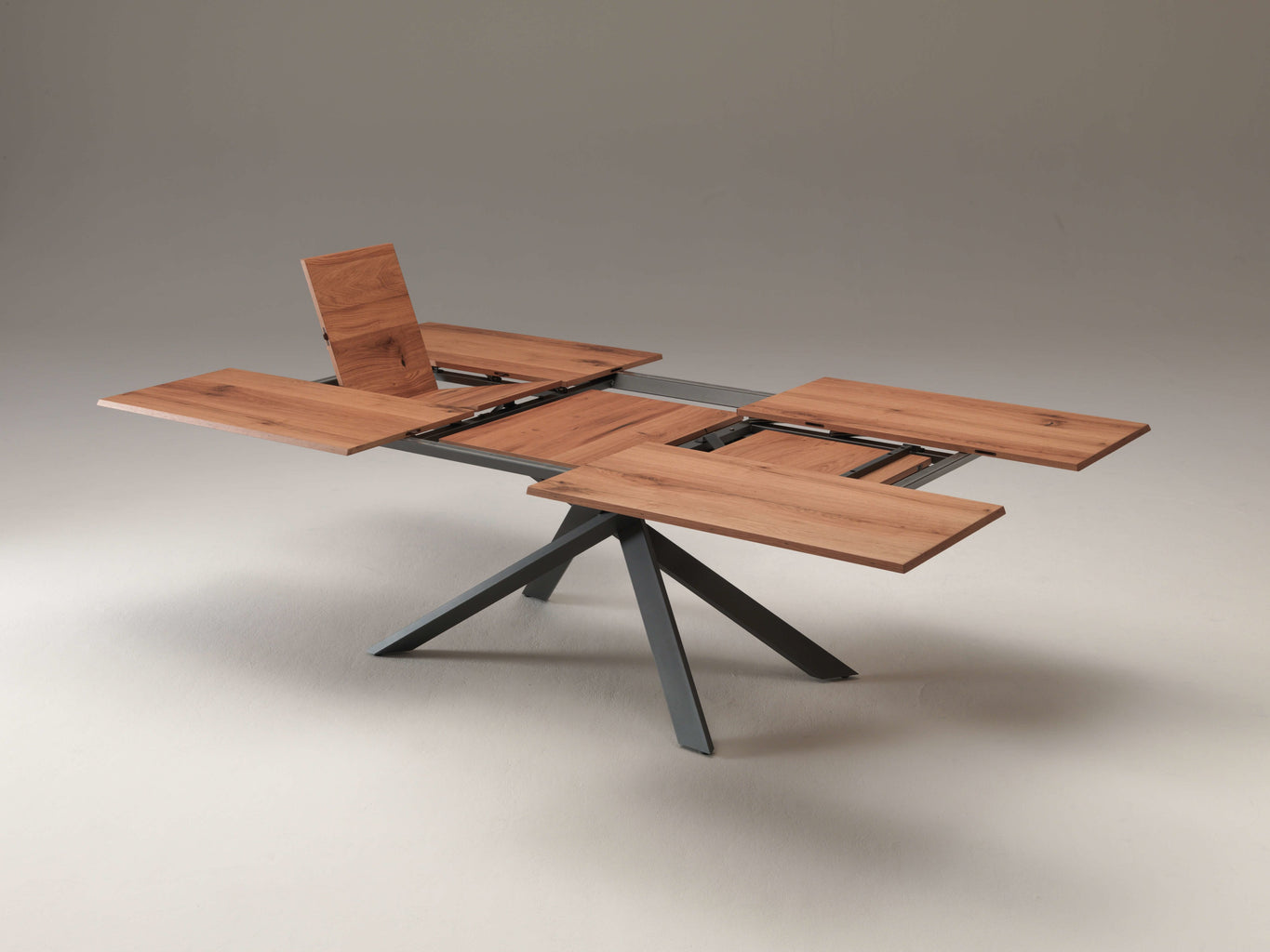 YumanMod Quadron Dining Table 40 x 79 (100) Oak - Extendable OZ01.01.02 Dining Tables Topture
