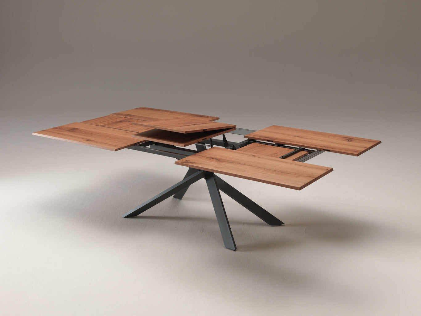 YumanMod Quadron Dining Table 40 x 79 (100) Oak - Extendable OZ01.01.02 Dining Tables Topture