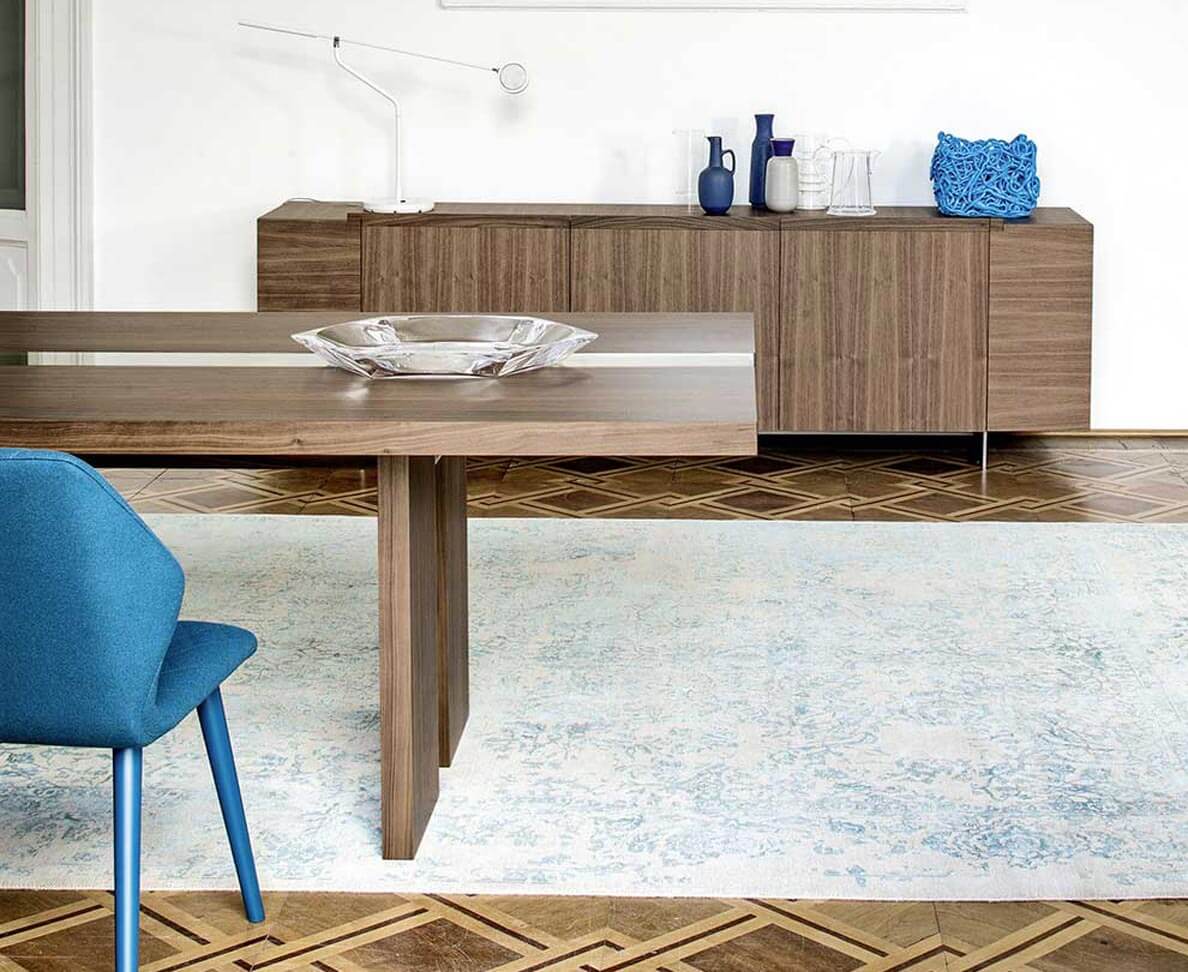 YumanMod Regency Dining Table Canaletto Walnut BR01.04.08 Dining Tables Topture