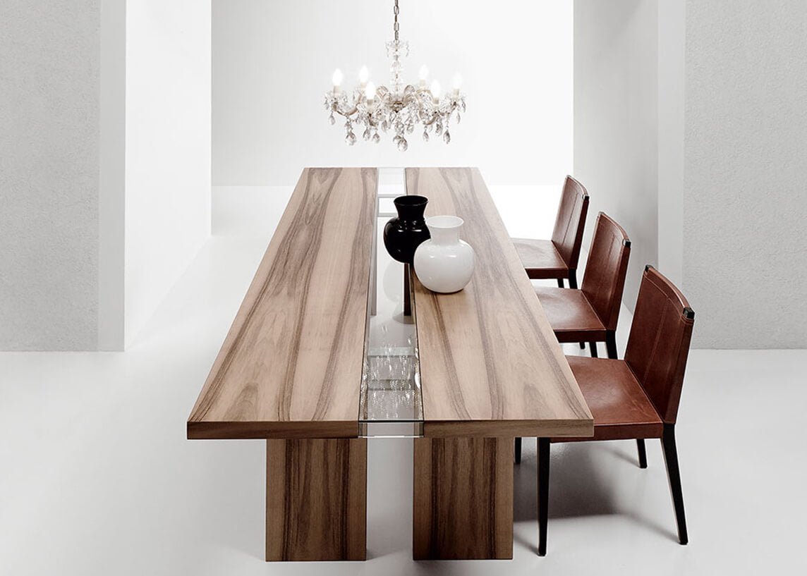YumanMod Regency Dining Table Italian Walnut BR01.04.13 Dining Tables Topture