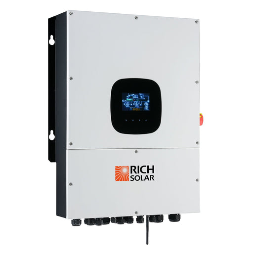 RICH SOLAR NOVA 12K PV Hybrid Inverter | All-In-One Solar Inverter | 12000W PV Input | 10000W Output | 48V 120/240V Split Phase - Topture