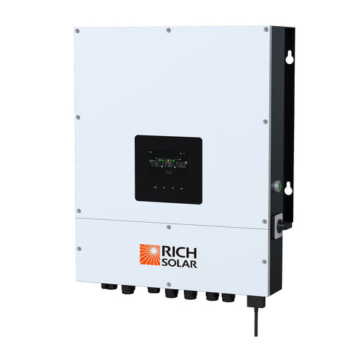 RICH SOLAR NOVA 8K PV Hybrid Inverter | All-In-One Solar Inverter | 8000W PV Input | 6000W Output | 48V 120/240V Split Phase - Topture