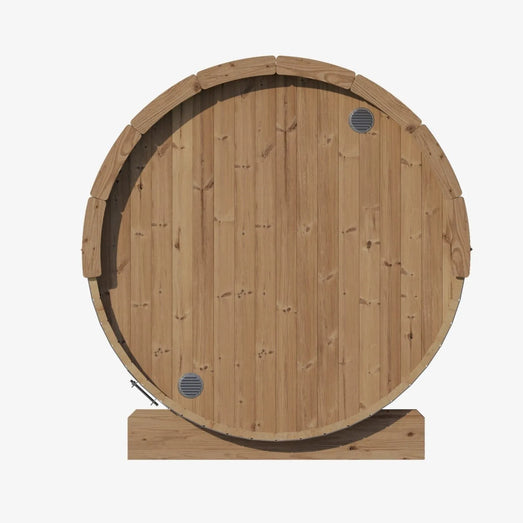 Sauna Life SaunaLife 4 Person 6' Long Barrel Sauna | Ergo Model E7 SL-MODELE7W Barrel Sauna Topture