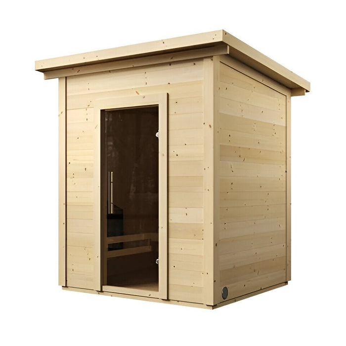 Sauna Life SaunaLife 4-Person Traditional Outdoor Sauna | Model G2 667-SL-MODELG2 Traditional Sauna Topture