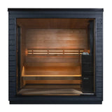 Sauna Life SaunaLife 5-Person Pre-Assembled Outdoor Sauna | Model G6 SL-MODELG6-R Traditional Sauna Topture