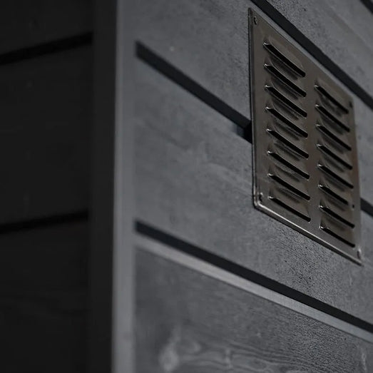 Sauna Life SaunaLife 5-Person Pre-Assembled Outdoor Sauna | Model G6 SL-MODELG6-R Traditional Sauna Topture