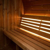 Sauna Life SaunaLife 6 Person 7' Long Barrel Sauna | Ergo Model E8 SL-MODELE8G Barrel Sauna Topture