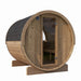 Sauna Life SaunaLife 6 Person 7' Long Barrel Sauna | Ergo Model E8 SL-MODELE8W Barrel Sauna Topture