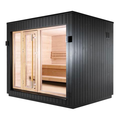 Sauna Life SaunaLife 6-Person Pre-Assembled Outdoor Sauna | Model G7/G7S SL-MODELG7-L Traditional Sauna Topture