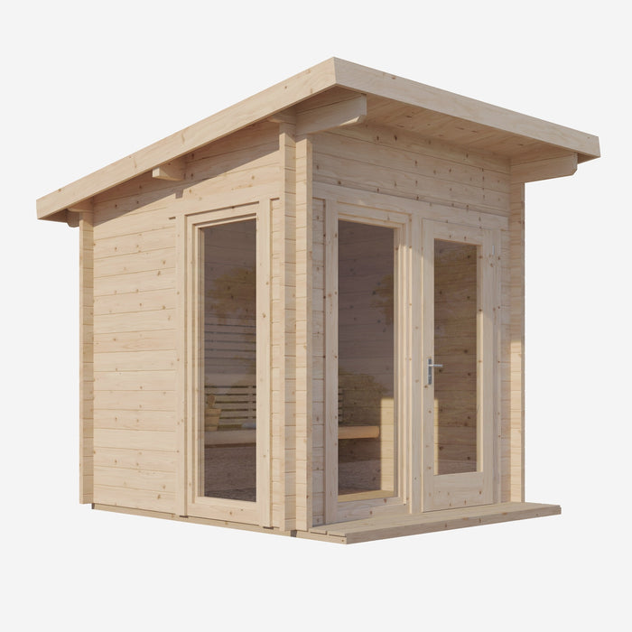 Sauna Life SaunaLife 6-Person Traditional Outdoor Sauna | Model G4 SL-MODELG4 Traditional Sauna Topture