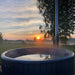 Sauna Life SaunaLife 6-Person Wood-Fired Hot Tub | Model S4B/S4N SL-MODELS4-BLK Hot Tub Topture