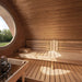 Sauna Life SaunaLife 8 Person Outdoor HobHouse Barrel Sauna W/ Changing Room | G11 SL-MODELX4 Traditional Sauna Topture