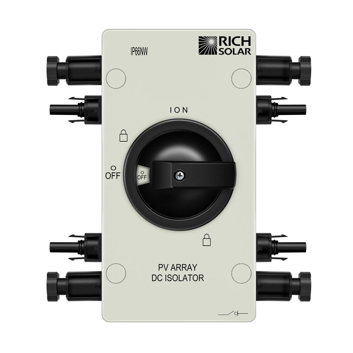 Solar PV DC Quick Disconnect Switch 1200V 32 Amps - Topture