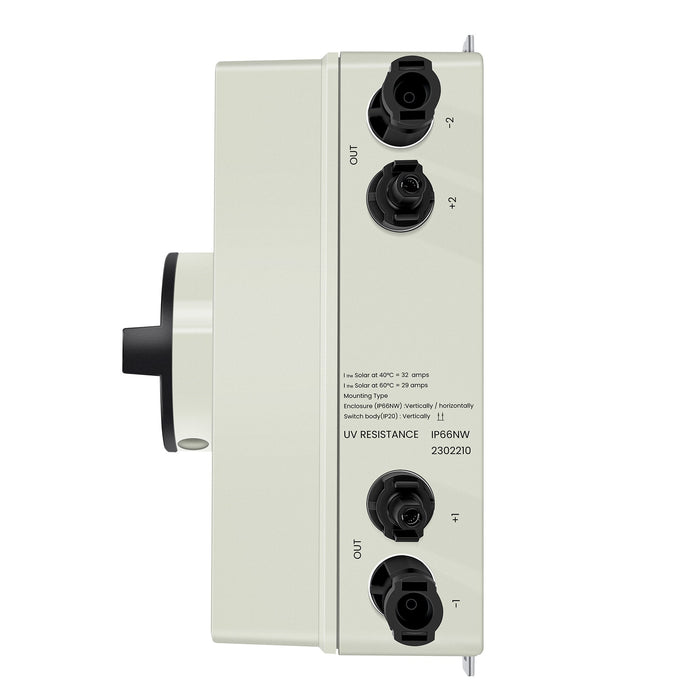 Solar PV DC Quick Disconnect Switch 1200V 32 Amps - Topture