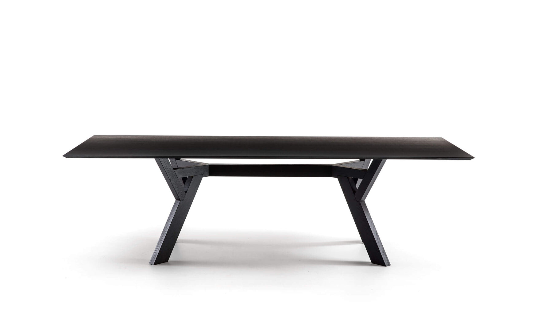 YumanMod Theodosia Dining Table - Black Oakwood BR01.01.04 Dining Tables Topture