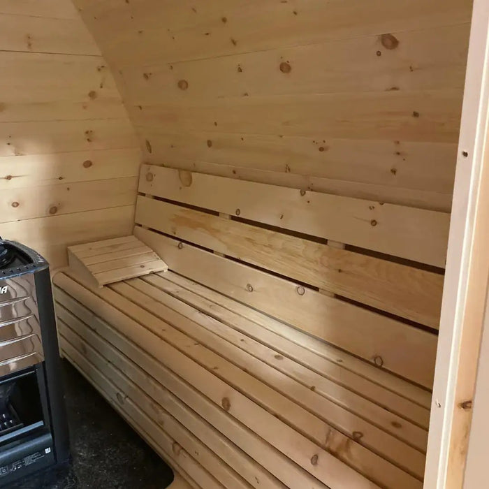 True North Large Pod 4-8 Person Outdoor Sauna - Topture