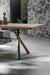 YumanMod Tudor Dining Table - Natural Oak Top Anthracite Metal Base TM01.04.01 Dining Tables Topture